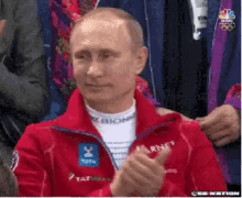Vladimir Putin Clap GIF - Vladimir Putin Clap Not Bad GIFs