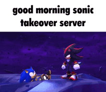 Good Morning Sonic Takeover Server Sonadow GIF - Good Morning Sonic Takeover Server Sonadow Sonic Prime GIFs