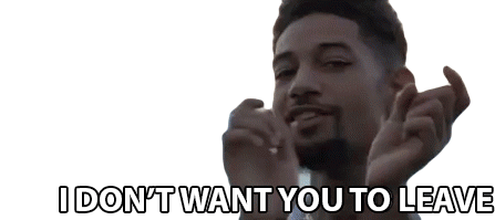 Pnb Rock I Dont Want You To Leave Sticker - Pnb Rock I Dont Want You To Leave Dont Go Stickers