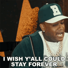 I Wish Yall Could Stay Forever Reginald Sergile GIF - I Wish Yall Could Stay Forever Reginald Sergile Conceited GIFs