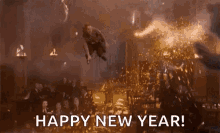 harry potter weasley magic happy new year fly