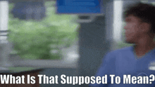 Greys Anatomy Lucas Adams GIF - Greys Anatomy Lucas Adams What Is That Suppsoed To Mean GIFs