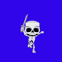 Skeleton Sword GIF - Skeleton Sword Running GIFs