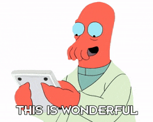 this is wonderful dr john zoidberg futurama this is fantastic this is superb