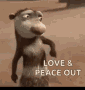 Good Bye Peace Out GIF - Good Bye Peace Out Love GIFs