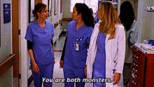 Greys Anatomy Lexie Grey GIF - Greys Anatomy Lexie Grey You Are Both Monsters GIFs
