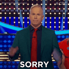 Sorry Gerry Dee GIF - Sorry Gerry Dee Family Feud Canada GIFs
