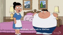 Family Guy Diabeto GIF - Family Guy Diabeto Roll Back To Kicthen GIFs