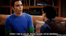 sheldon cooper rise to power sterilized tbbt the big bang theory