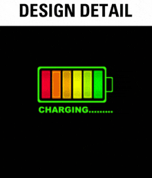 a picture of a battery that is charging