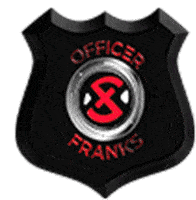 Officer Franks Xset Police Sticker - Officer Franks Xset Police Officer Ku Stickers