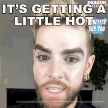 Its Getting A Little Hot Nick Metos GIF