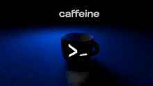 a cup of caffeine is surrounded by a bunch of colorful balls