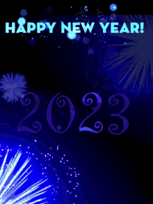 Happy New Year Fireworks GIF - Happy New Year Fireworks Fireworks2023 GIFs