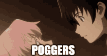 kissing poggers poggers kiss anime kiss anime poggers