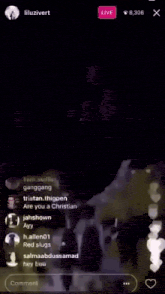 a man with a piercing in his nose is live on a social media platform ..