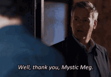 Mystic Meg Well Thank You GIF - Mystic Meg Well Thank You Lestrade GIFs