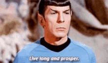 live long prosper startrek spock