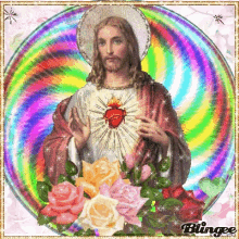 Jesus Christ Sagrado Corazon GIF