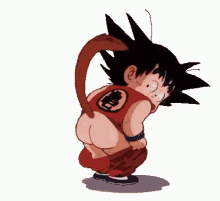 Son Goku Ass GIF - Son Goku Ass Butt GIFs