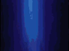 a blue and yellow background with a glowing circle in the middle