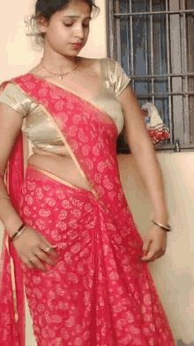Saree Blouse Sareefans GIF - Saree Blouse Sareefans Saree Hot GIFs