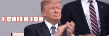 I Cheer For America Trump GIF - I Cheer For America Trump The Us President GIFs