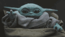 Baby Yoda Wave GIF