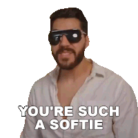 You'Re Such A Softie Rudy Ayoub Sticker - You'Re Such A Softie Rudy Ayoub You'Re Such A Wuss Stickers
