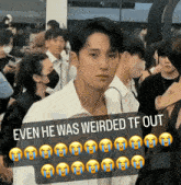 Kwantistic Mingyu GIF - Kwantistic Mingyu Even He Was Weirded Tf Out GIFs