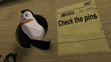 Check The Pins Kowalski GIF - Check The Pins Kowalski Penguin GIFs