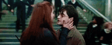 Harry Potter Ginny GIF - Harry Potter Ginny Kiss GIFs