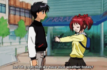 Silly Anime Weather GIF