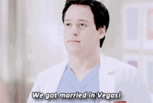 Greys Anatomy George O Malley GIF - Greys Anatomy George O Malley We Got Married In Vegas GIFs