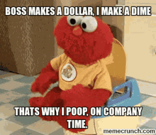 Poop Elmo GIF