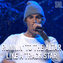 Runnin To The Altar Like A Track Star Justin Bieber GIF