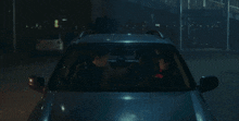 a man says " can 't we just talk " in front of a blurry background