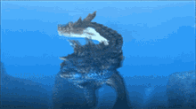 lagiacrus monster hunter monster hunter tri swimming underwater