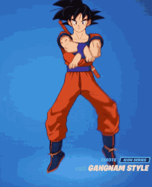 Goku Fortnite GIF - Goku Fortnite Gangnam Style GIFs