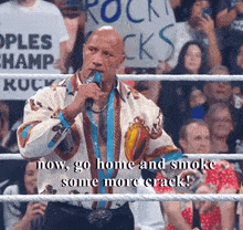 The Rock Crack GIF - The Rock Rock Crack GIFs