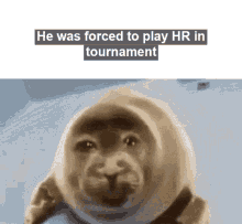 he was forced to play hardrock tournament seal sobbing