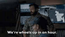 We'Re Wheels Up In An Hour Seal Team GIF - We'Re Wheels Up In An Hour Seal Team Eric Blackburn GIFs