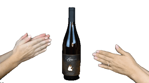 Capo Cagna Wine Sticker - Capo Cagna Wine Leah Vandale Stickers