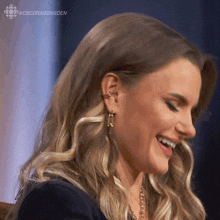 Laughing Michele Romanow GIF - Laughing Michele Romanow Dragons' Den GIFs