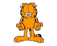 Garfield Shrug GIF - Garfield Shrug Idk GIFs