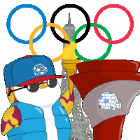 Olympics Torch Sticker