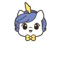 a drawing of a unicorn with the words brave unicorn underneath it