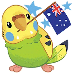 Bird Aussie Sticker - Bird Aussie Australia Stickers