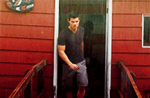 Taylor Lautner Raining GIF - Taylor Lautner Raining Handsome GIFs