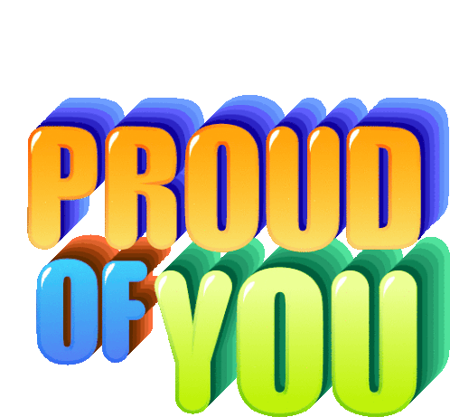Proud Of You So Proud Sticker - Proud Of You So Proud Well Done Stickers